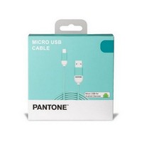 photo Lightning-Kabel für iPhone 2,4 A – 1 Meter – Gummikabel – Hellblau-Cyan 2